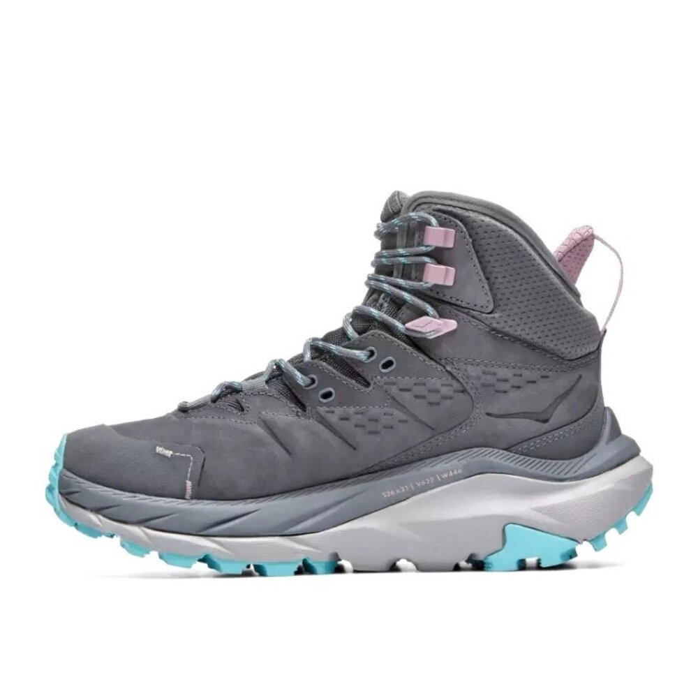 Hoka One One Women's Gray Teal Pink Winter/Rain Boots